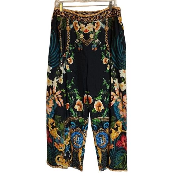 Floral Chains Allover Print Two-piece Loungewear Vacation Set - Picture 2 of 8